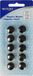Westcott magneten - Ø 15x8mm - zwart - 10 stuks - AC-E10801