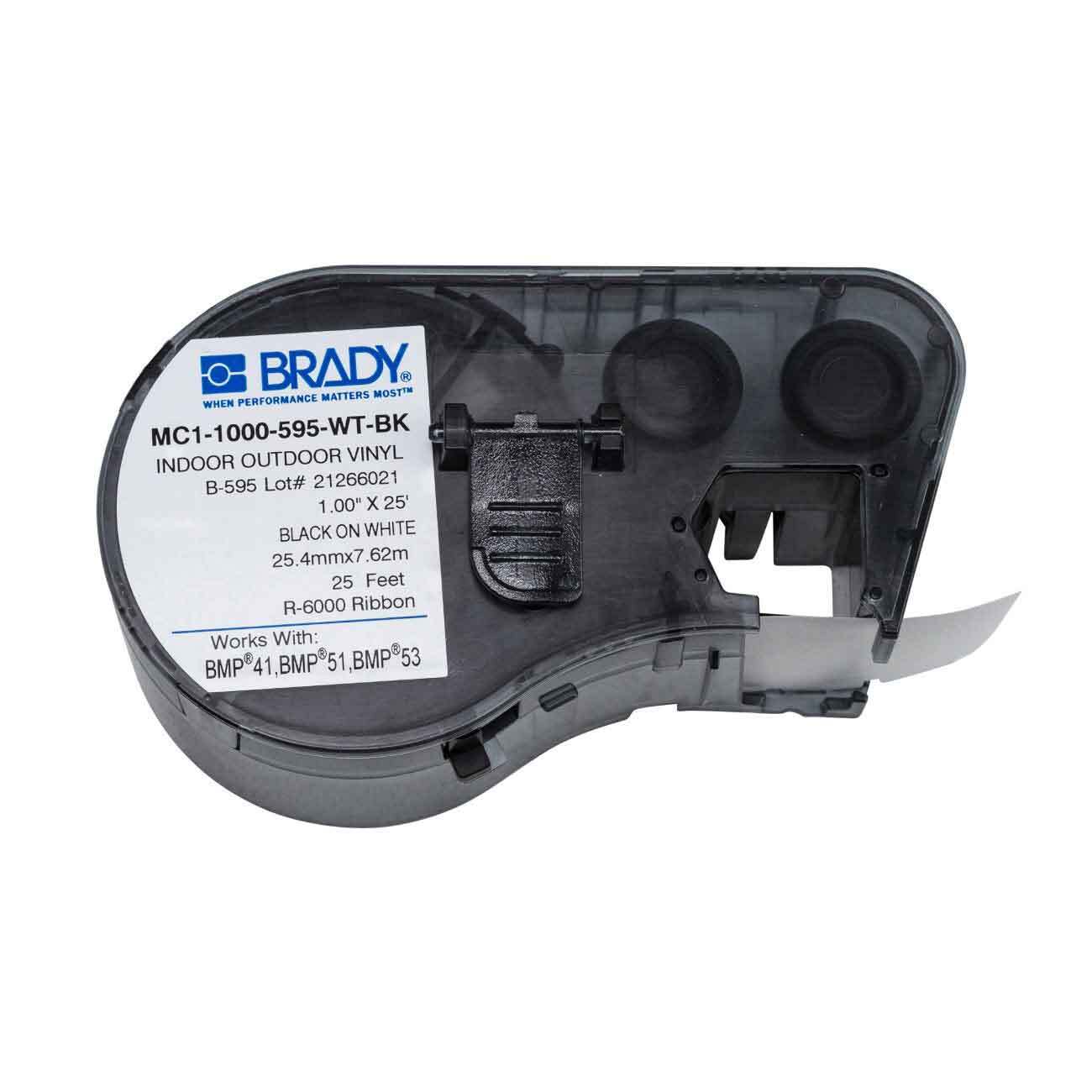 Brady MC1-1000-595-WT-BK