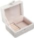 Home Deco Factory Sieradenkist - boucle - teddy stof - 15 x 11 cm - organizer - sieradendoos - box
