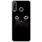 P30 Lite Cat Eyes Beschermende siliconen case