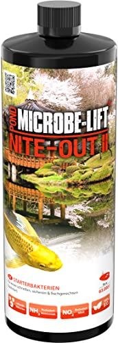 MICROBE-LIFT Pond Nite-Out II - startbacteriën voor elke vijver, voor een snelle & veilige visbezetting, (946 ml)