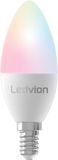 Ledvion - Smart RGB+CCT E14 LED Lamp - 5W - 470L - Wifi-lamp - Dimbaar - Alexa & Google Home