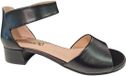 Caprice Leren Dames Sandaletten - Zwart - 38.5