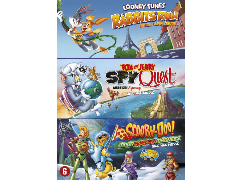 Warner Home Video Looney Tunes + Tom & Jerry + Scooby-Doo DVD