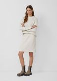 s.Oliver - Zachte jersey rok - Beige - Maat 44