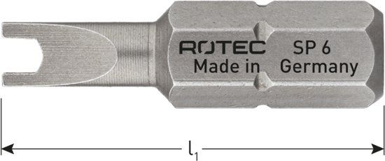 Rotec Schroefbit SP 6x25mm BASIC (2 stuks)
