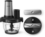 Philips 5000 series HR1504/00 Electric Food Chopper 1.2L Black, Stainless Steel