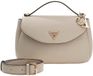 GUESS Evie Top Handle Flap Bag Handtas Light Taupe