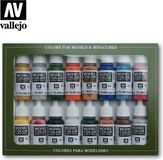 Vallejo Model Paint Set 16x18ml – Folkestone Basics
