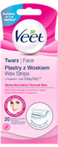 Veet Waxkit - Zachte was & Waxstrips - Normale Huid - 1 Stuk