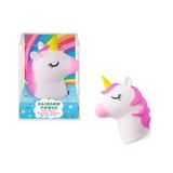 TRENDHAUS Rainbow Power 969101 - Squishy eenhoorn ca. 10,8 cm in eenhoornvorm, anti-stress bal voor kinderen en volwassenen