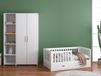 Born Lucky Chambre d'enfant avec tiroir Joan Blanc avec Armoire Lars