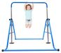 Bâton de gymnastique - Pliable et réglable en hauteur - Bleu