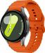 Wave Sportband met aansluitknop - Oranje - Samsung Galaxy Watch 6 - 40mm & 44mm