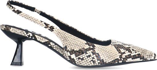 Sacha Dames Slingback Pumps met Snake Print - Maat 42