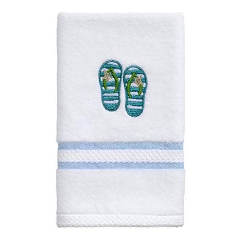 Avanti Linens Beach Mode Collection Hand Towel, Fingertip Towel, White