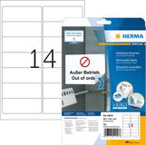 Herma Etiket 10016 99.1x38.1mm Wit 32 Stuks