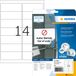 Herma Etiket 10016 99.1x38.1mm Wit 32 Stuks