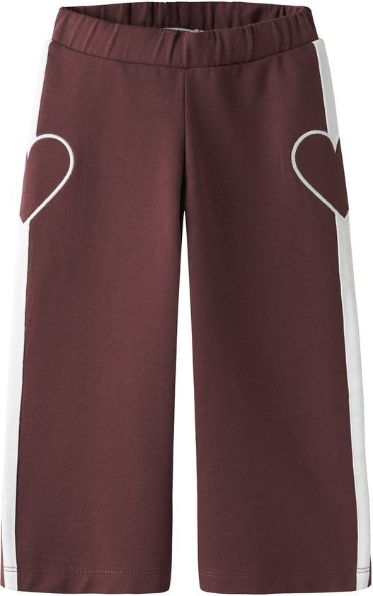 NAME IT NMFBOTANJA SWEAT WIDE PANT UNB Meisjes Broek Maat 92 Rood