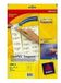 Avery J8562-25 printeretiket Transparant