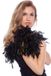 Folat Boa Zwart Met Gouden Tinsels