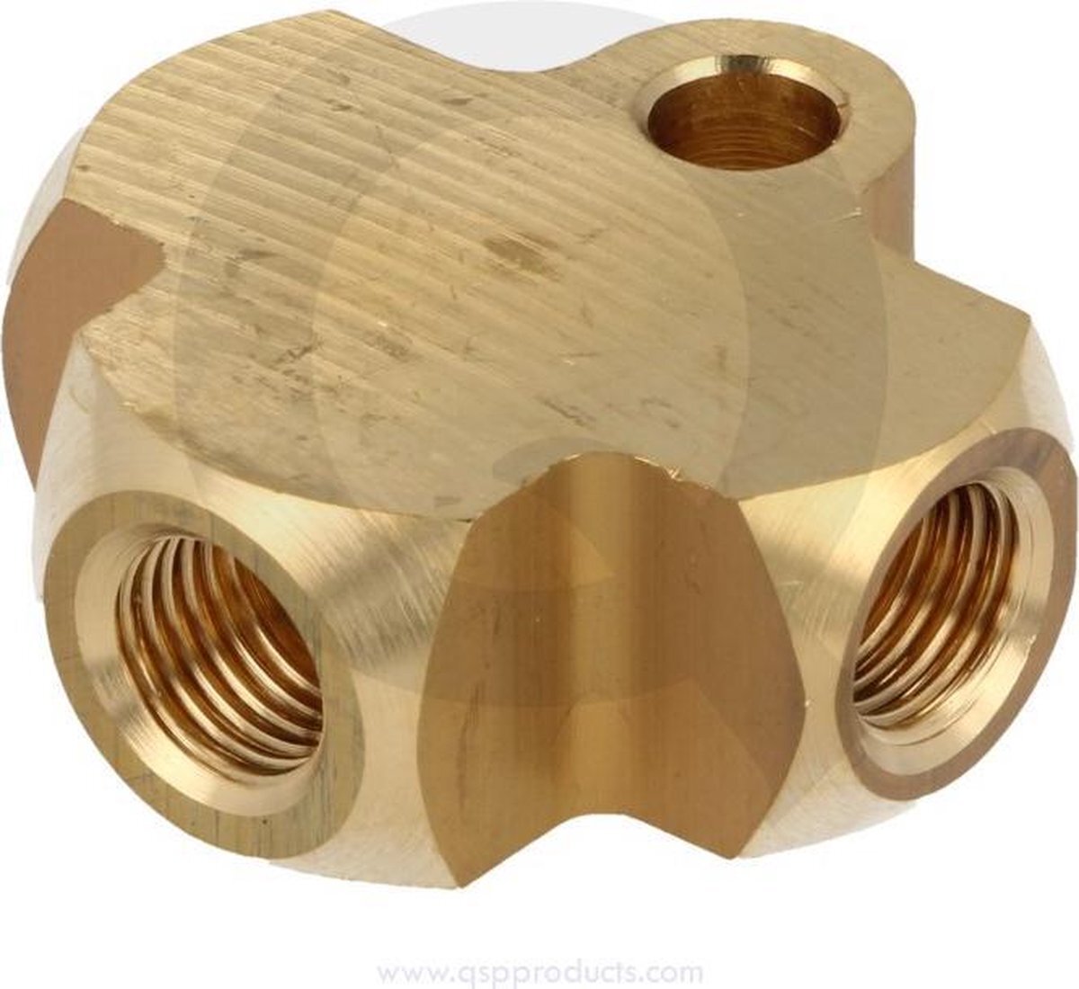 QSP Products T-stuk 3x 3/8'' UNF convex