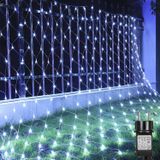 6X4M 660LED Rideau lumineux, guirlande lumineuse, 8 modes d'éclairage, étanche, éclairage de Noël, éclairage de fête, éclairage de jardin, blanc froid