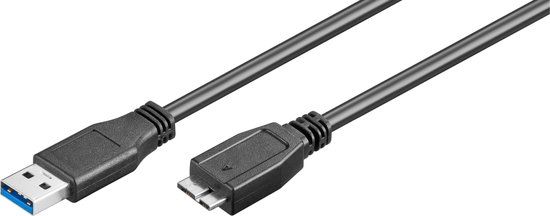 Good Connections USB 3.0 Micro-USB naar USB-A Kabel - 3 meter - Zwart