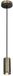 Artdelight Hanglamp Milano 1 lichts 15 cm antiek brons