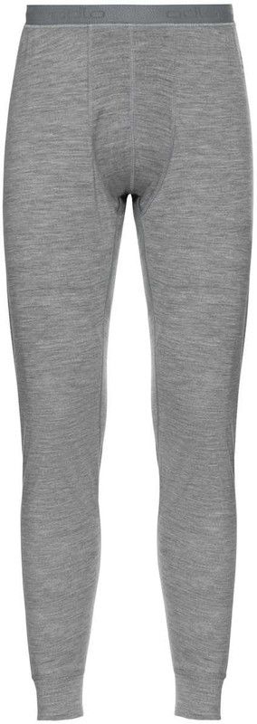 ODLO SUW Natural 100% Merino Warm Leggings Heren - grey melange/grey melange XXL - 2019
