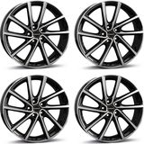 Borbet 4 velgen, model V, 7.0x19 inch, ET45, 5x114.3, SWPGL, geschikt voor Mazda CX-5 en MX-30. Alufelgen