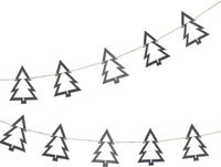 Ginger Ray Guirlande en bois sapins noirs - 2 mètres