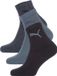 Puma - 3-pack Korte Sport Sokken Denim Blauw - Unisex - 39-42