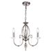 Steady Lighting Lustre - Métal - Campagne - E14 - L: 38cm - Argent