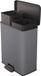Curver Decobin Duo Pedal Bin - 52L - Cool Grey
