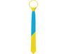 Folat Stropdas Colorblock Blauw/Geel