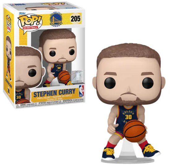 Funko Pop Basketball: NBA Warriors - Stephen Curry (City Edition) Funko Pop #205
