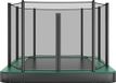 Akrobat Orbit Trampoline au sol 335x244 Vert, incl. filet de sécurité
