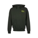 Brunotti hoodie met backprint - donkergroen/geel
