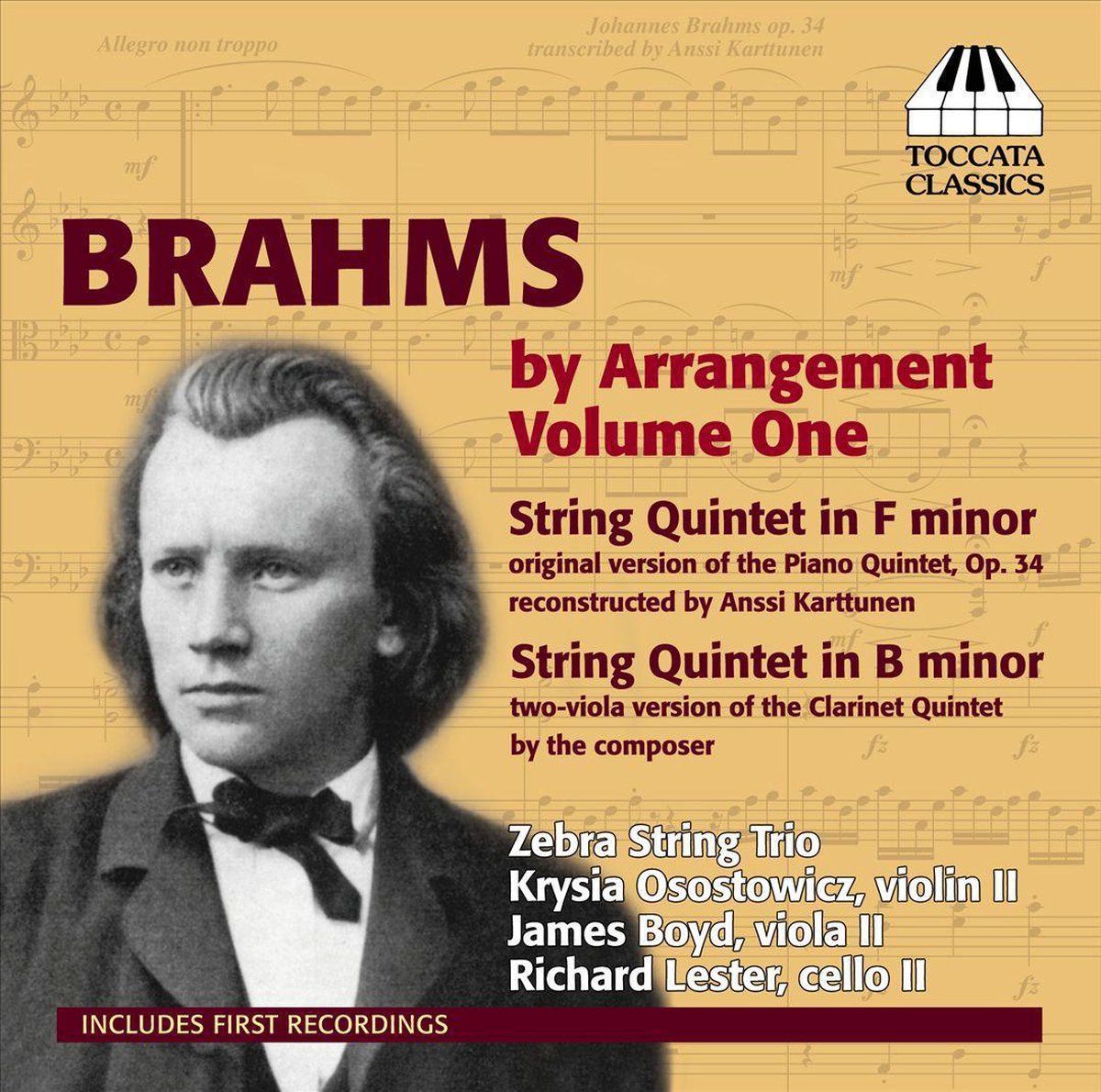 OUTHERE Brahms By Arrangement, Volume One