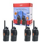 Pakket PNI PMR R40 Pro 4-delige set inclusief batterijen, opladers en hoofdtelefoon