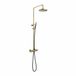 hotbath Cobber SDS9 R set de douche de pluie à monter soi-même 30 laiton brossé