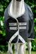 Horseware Amigo Bravo 1200D 100gr Zwart-grijs - 145/198