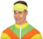 FIESTAS GUIRCA Neongele pet, kostuumaccessoires voor feestjes uit de jaren 80 en sportevenementen, ideaal voor volwassenen, uniseks, perfect voor carnaval en Halloween, geel