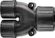 HellermannTyton 166-25801 HG16-Y13 Y-verdeler Zwart