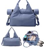 Sac de sport pour femmes, idéal pour le yoga, avec compartiment pour tapis de yoga