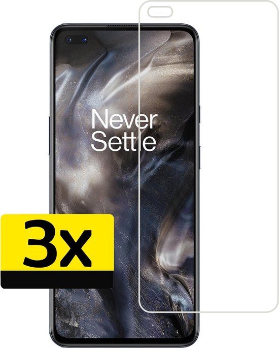 LUQ Screenprotector OnePlus Nord - Blue Filter - 3 Pack