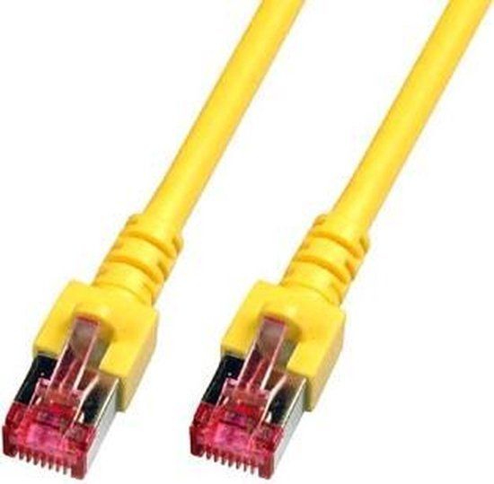 EFB-Elektronik Techtube Pro - Internetkabel S/FTP CAT6 - geel - 7.5 meter