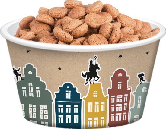 Folat Snoepbakjes 'Welkom Sint & Piet' 250 ml - 5 stuks