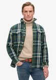 Superdry The Merchant Store Zwaar Geruit Overhemd Heren Lange Mouwen Shirts